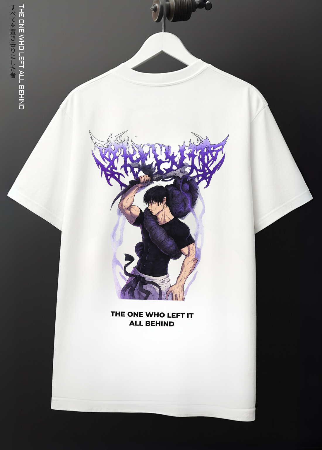 THE ONE WHO LEFT ALL BEHIND - OVERSIZED / 240GSM (WHITE)
