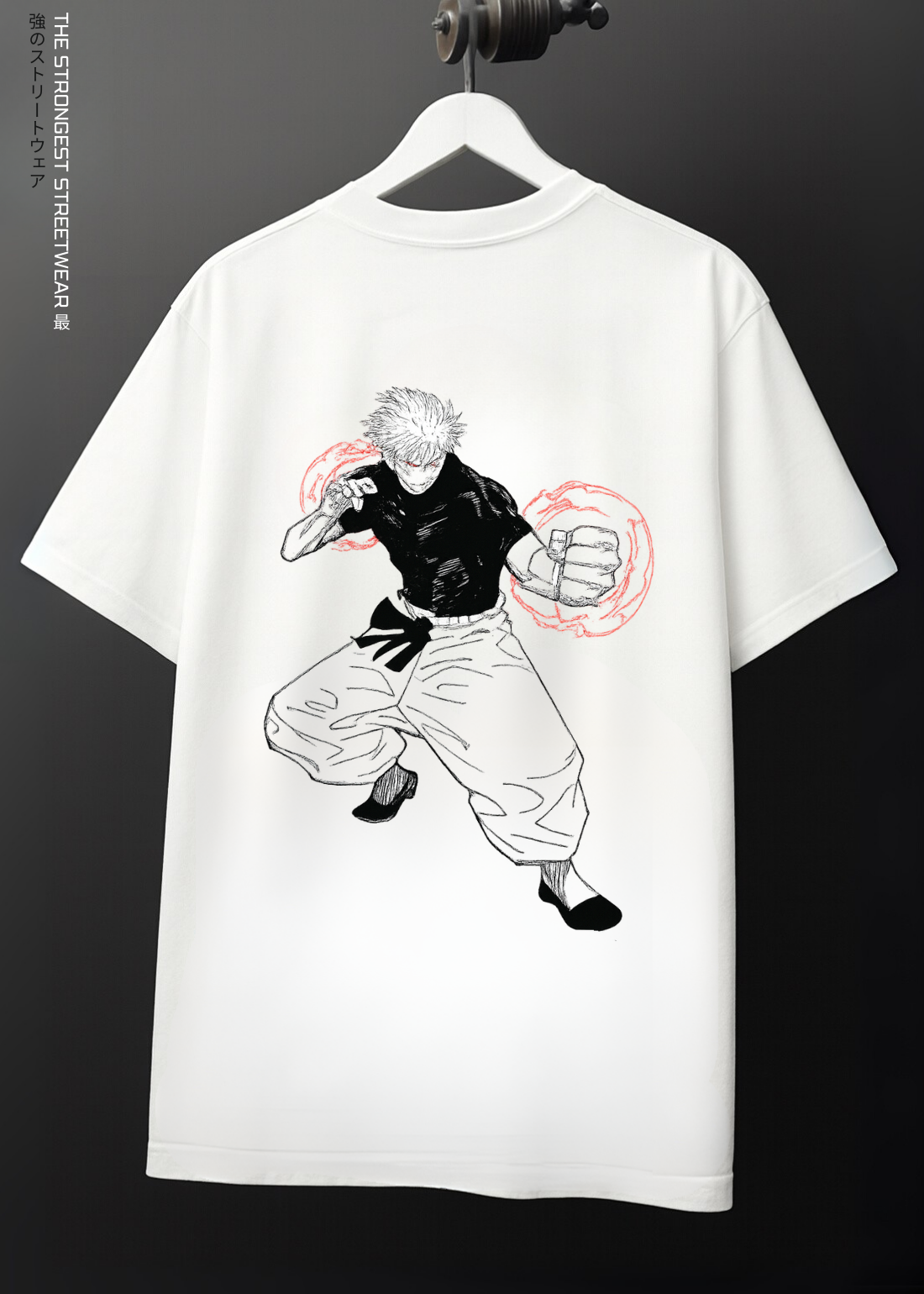 THE STRONGEST STREETWEAR - OVERSIZED / 240GSM (WHITE)