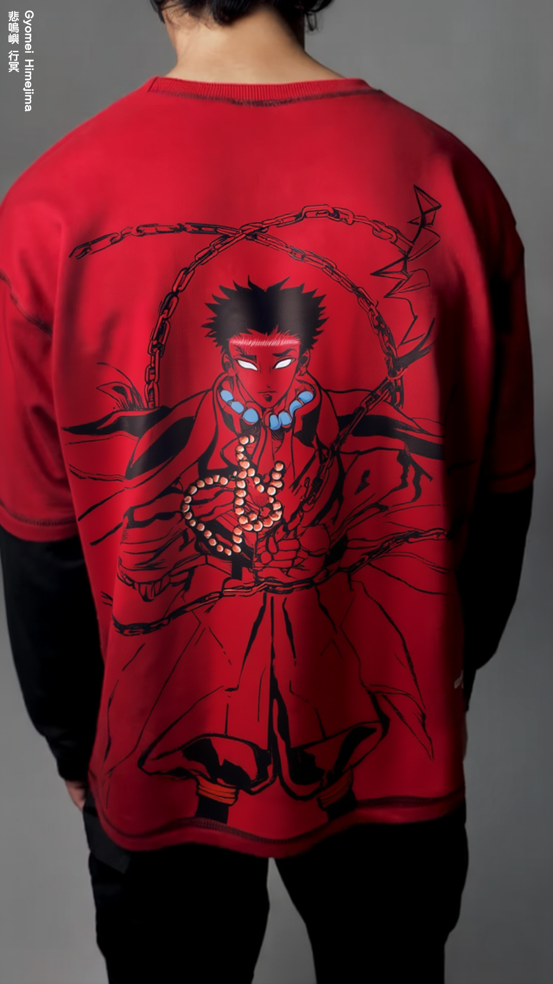 GYOMEI HIMEJIMA / FULL SLEEVE OVERSIZED TEE