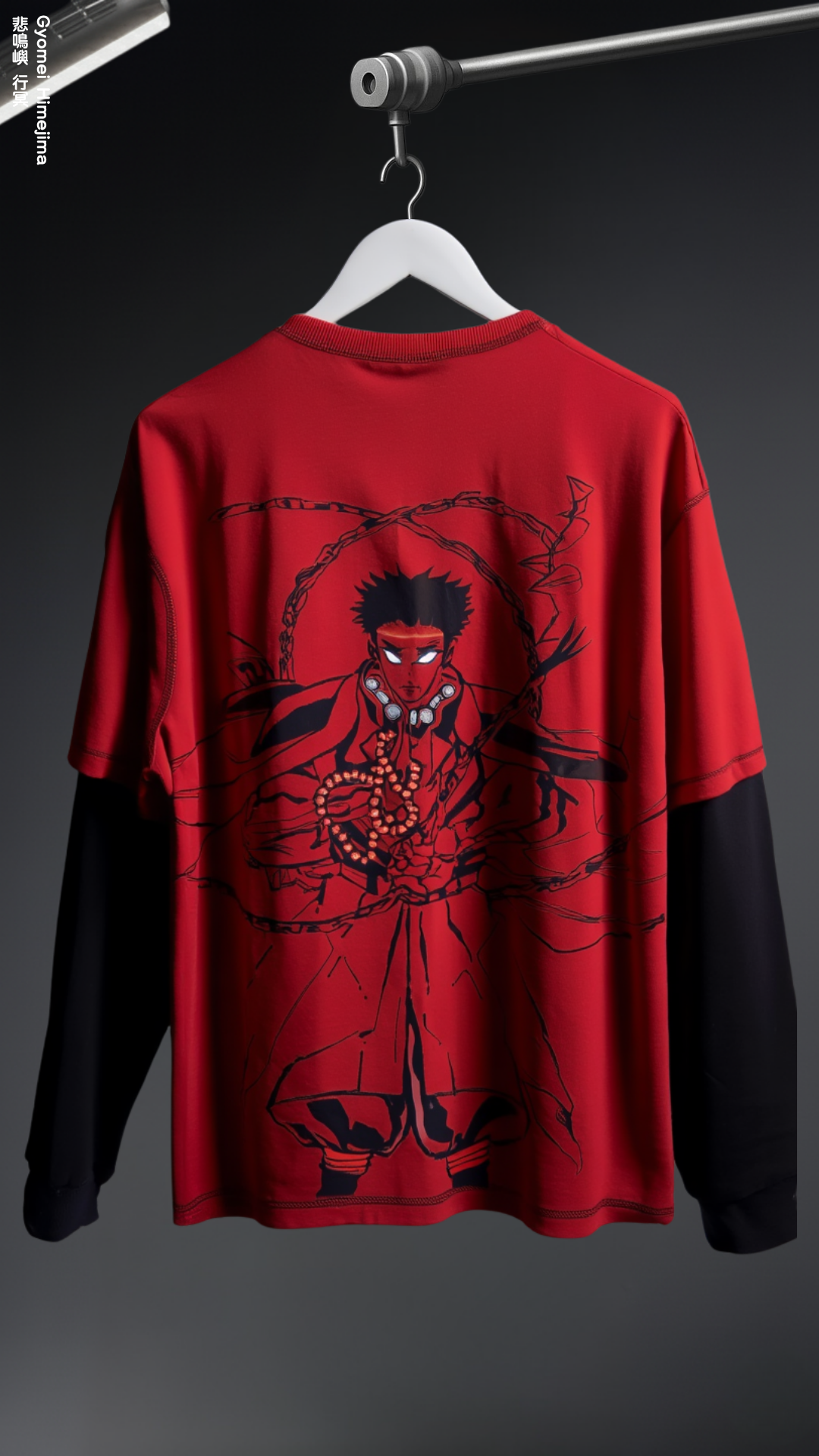 GYOMEI HIMEJIMA / FULL SLEEVE OVERSIZED TEE