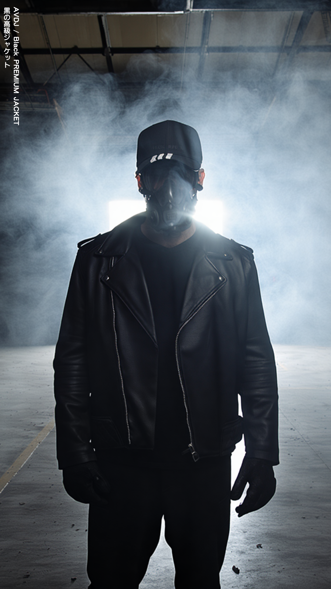 AVDJ / BLACK - VEGAN LEATHER PREMIUM JACKET