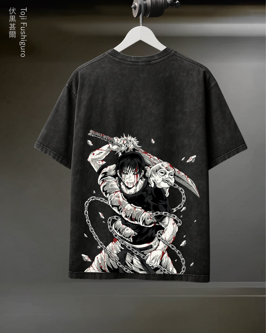 TOJI FUSHIGURO/ STONE WASHED  - OVERSIZED T-SHIRT