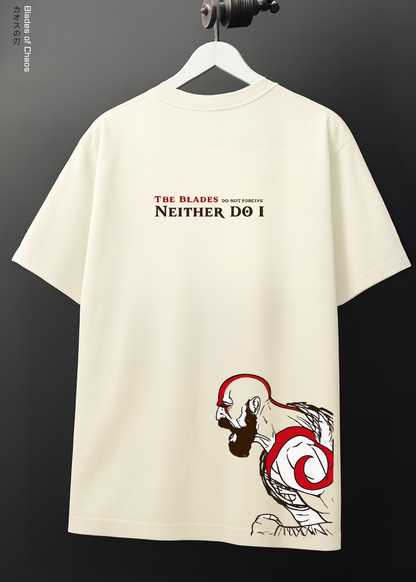 BLADE OF CHAOS - OVERSIZED / 240GSM (BEIGE)