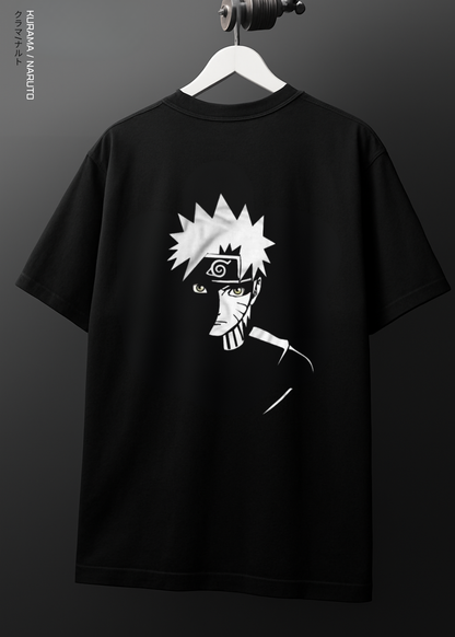 KURAMA / NARUTO OVERSIZED / 240GSM (BLACK)
