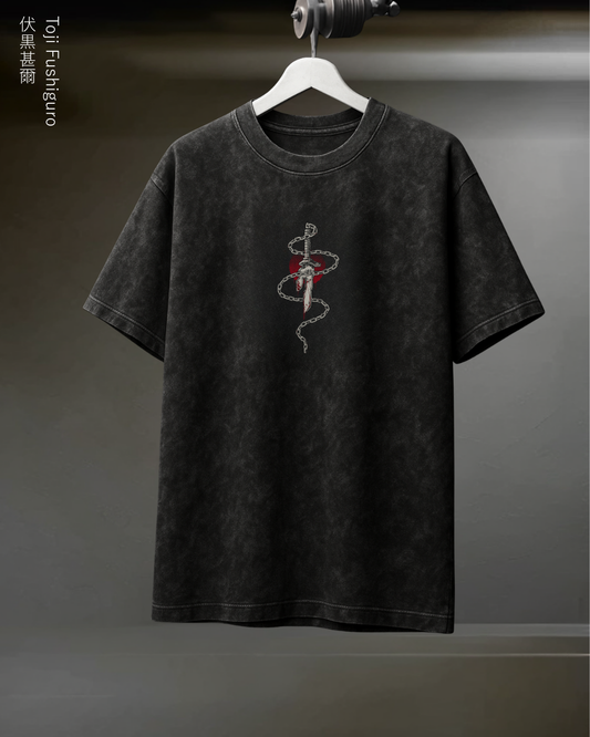 TOJI FUSHIGURO/ STONE WASHED  - OVERSIZED T-SHIRT