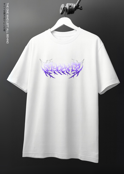 THE ONE WHO LEFT  ALL BEHIND - OVERSIZED / 240GSM (WHITE)