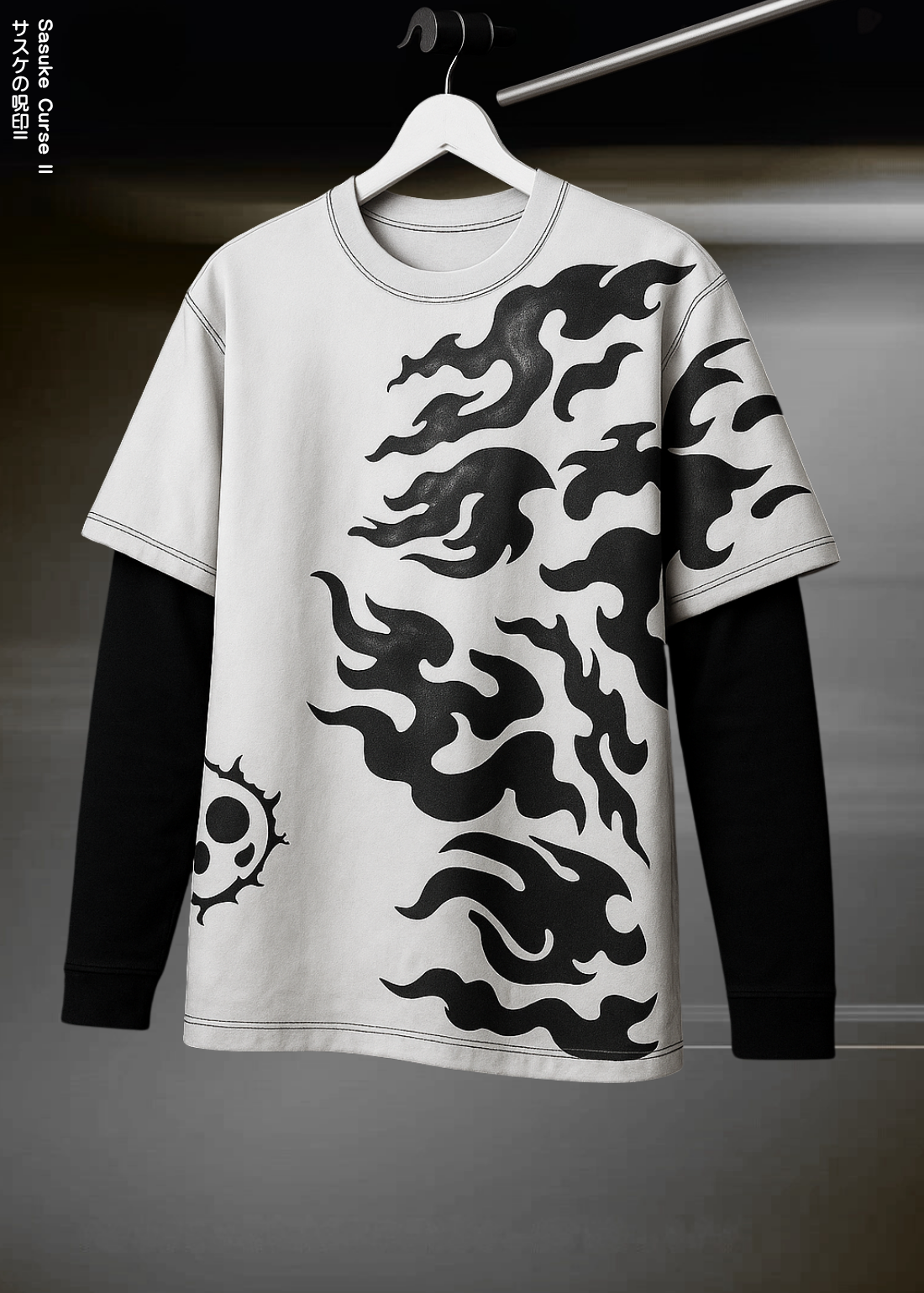 SASUKE CURSE II / FULL SLEEVE OVERSIZED TEE
