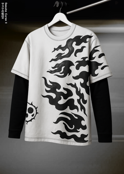 SASUKE CURSE II / FULL SLEEVE OVERSIZED TEE